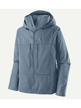 NWT Patagonia Men's Swiftcurrent Wading Jacket Waterproof Blue Raincoat Size M